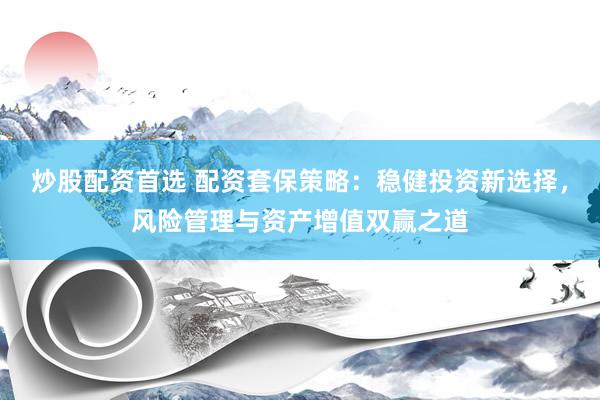 炒股配资首选 配资套保策略：稳健投资新选择，风险管理与资产增值双赢之道