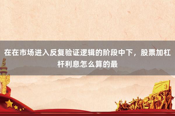 在在市场进入反复验证逻辑的阶段中下，股票加杠杆利息怎么算的最